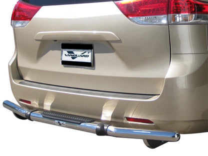 Vanguard Stainless Steel Rear Guards Rear Bumper Guards Bumper Guard for 2004-2020 toyota sienna nan