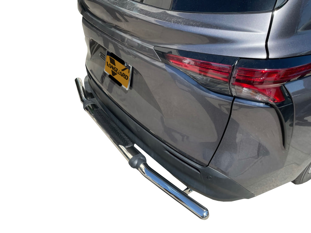 Vanguard Stainless Steel Rear Guards Rear Bumper Guards Bumper Guard for 2021-2025 toyota sienna
