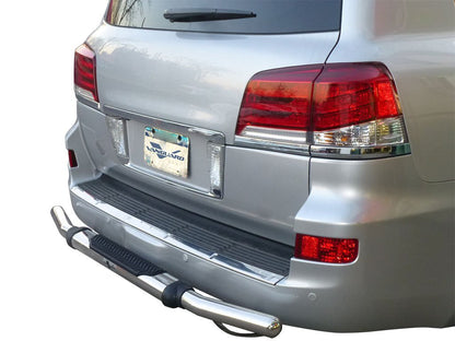 Vanguard Stainless Steel Rear Guards Rear Bumper Guards Bumper Guard for 2013-2021 lexus lx570 nan