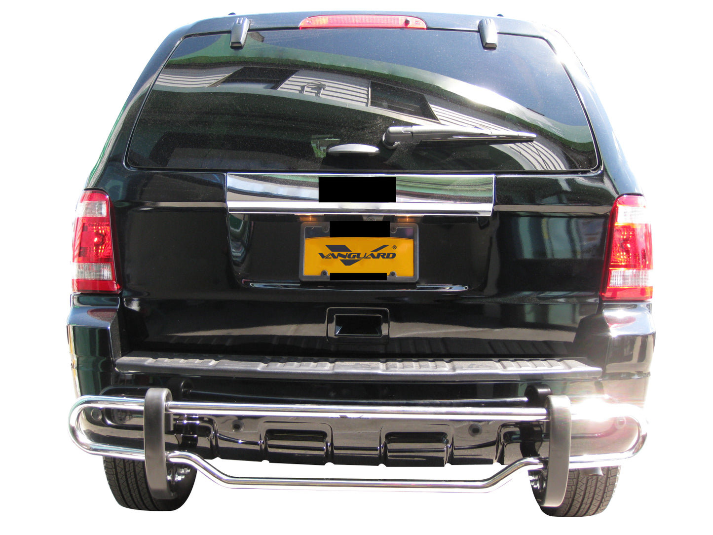 Vanguard Stainless Steel Rear Guards Rear Bumper Guards Bumper Guard for 2008-2011 mazda tribute nan