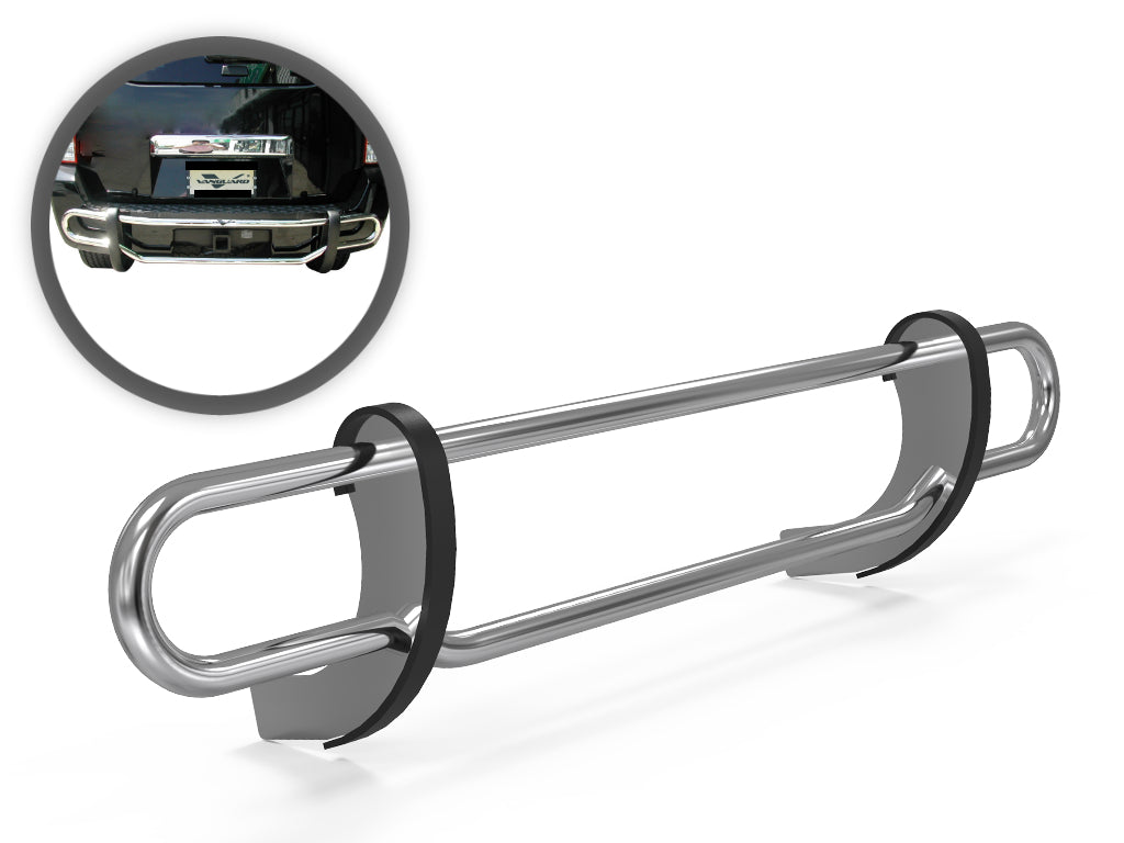 Vanguard Stainless Steel Rear Guards Rear Bumper Guards Bumper Guard for 2005-2007 nissan pathfinder nan
