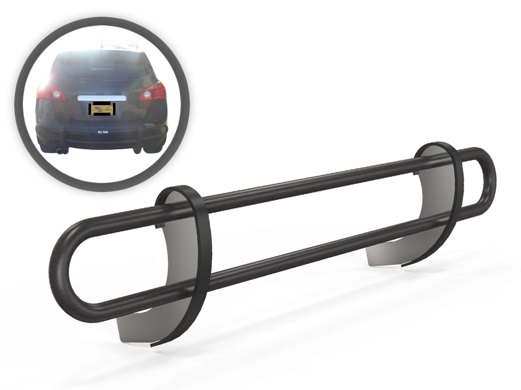 Vanguard Black Powdercoat Rear Guards Rear Bumper Guards Bumper Guard for 2014-2015 nissan rogue select nan