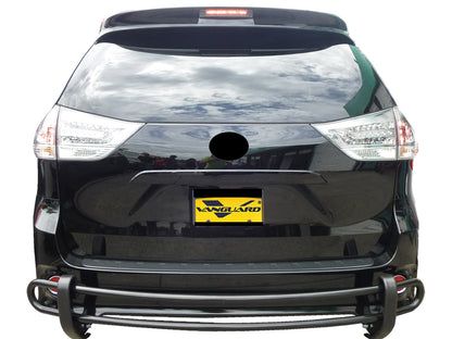 Vanguard Black Powdercoat Rear Guards Rear Bumper Guards Bumper Guard for 2004-2020 toyota sienna nan