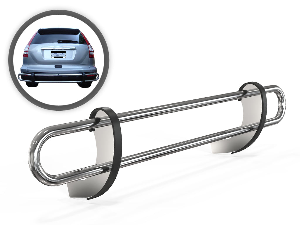Vanguard Stainless Steel Rear Guards Rear Bumper Guards Bumper Guard for 2007-2011 honda cr-v nan