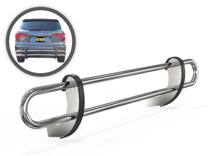 Vanguard Stainless Steel Rear Guards Rear Bumper Guards Bumper Guard for 2016-2022 honda pilot nan