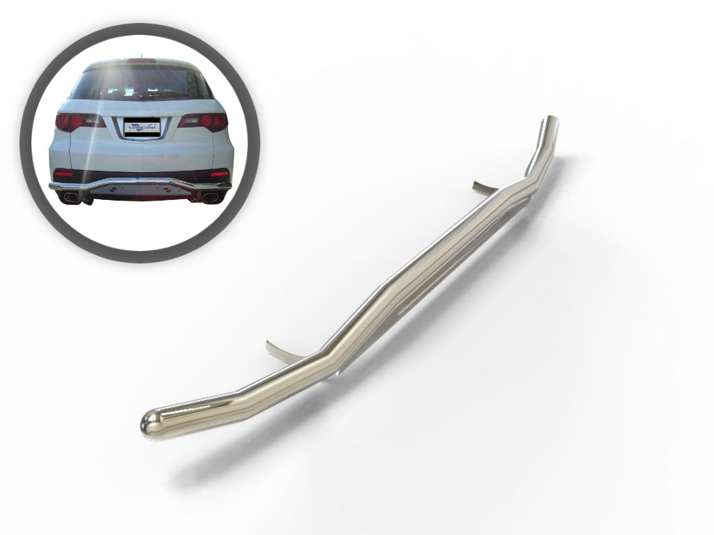 Vanguard Stainless Steel Rear Guards Rear Bumper Guards Bumper Guard for 2007-2012 acura rdx nan