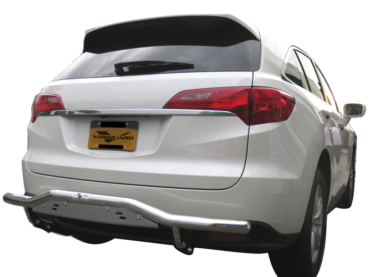 Vanguard Stainless Steel Rear Guards Rear Bumper Guards Bumper Guard for 2014-2020 acura mdx nan