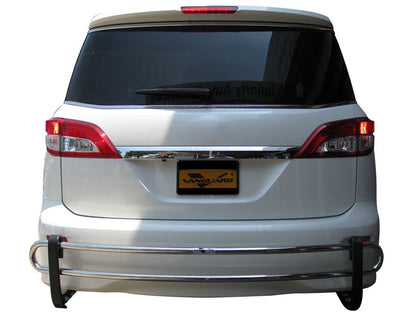 Vanguard Stainless Steel Rear Guards Rear Bumper Guards Bumper Guard for 2011-2017 nissan quest nan