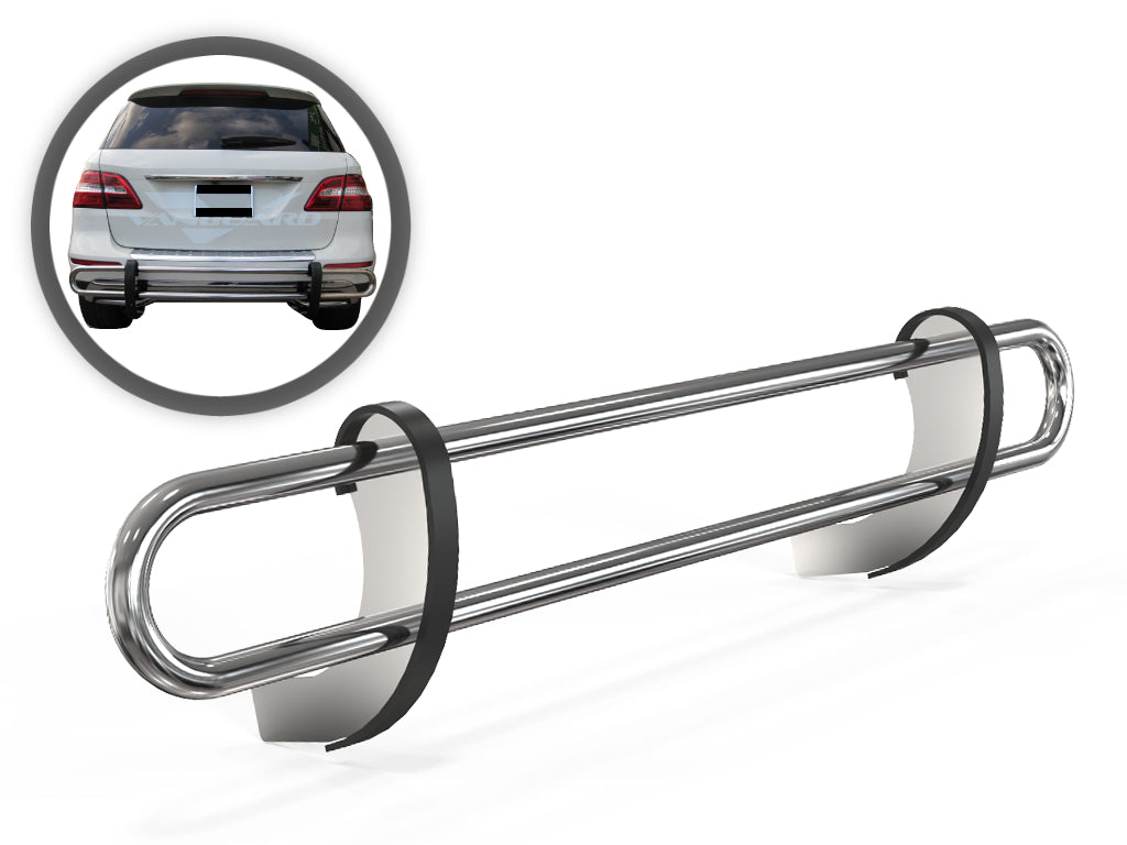 Vanguard Stainless Steel Rear Guards Rear Bumper Guards Bumper Guard for 2016-2016 mercedes-benz gle450 amg nan