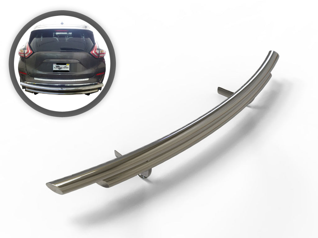 Vanguard Stainless Steel Rear Guards Rear Bumper Guards Bumper Guard for 2015-2024 nissan murano nan