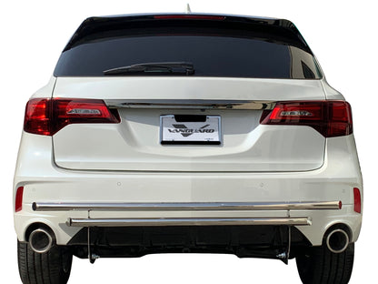 Vanguard Stainless Steel Rear Guards Rear Bumper Guards Bumper Guard for 2014-2020 acura mdx nan