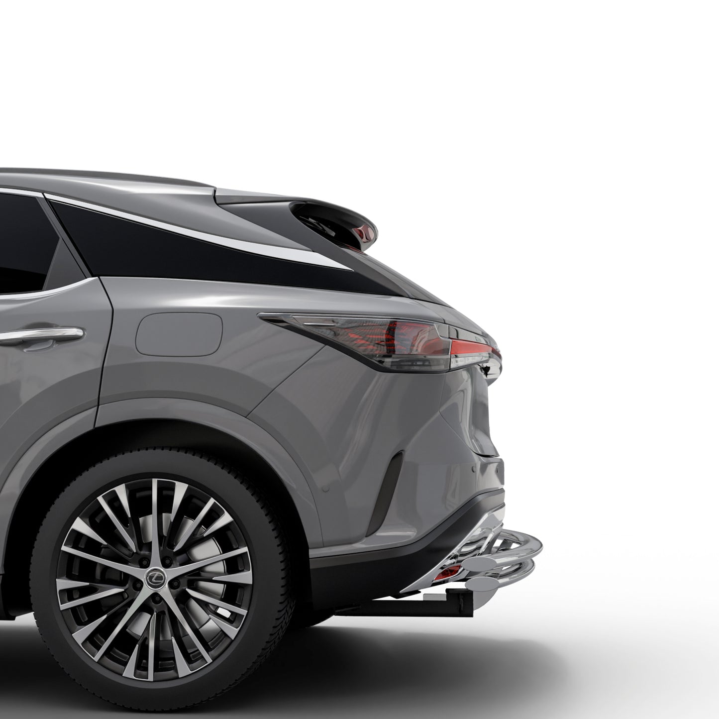 Vanguard Stainless Steel Rear Guards Rear Bumper Guards Bumper Guard for 2024-2025 lexus rx450h+