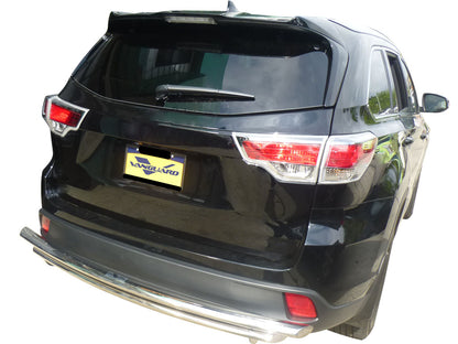 Vanguard Stainless Steel Rear Guards Rear Bumper Guards Bumper Guard for 2007-2015 lexus rx350 nan