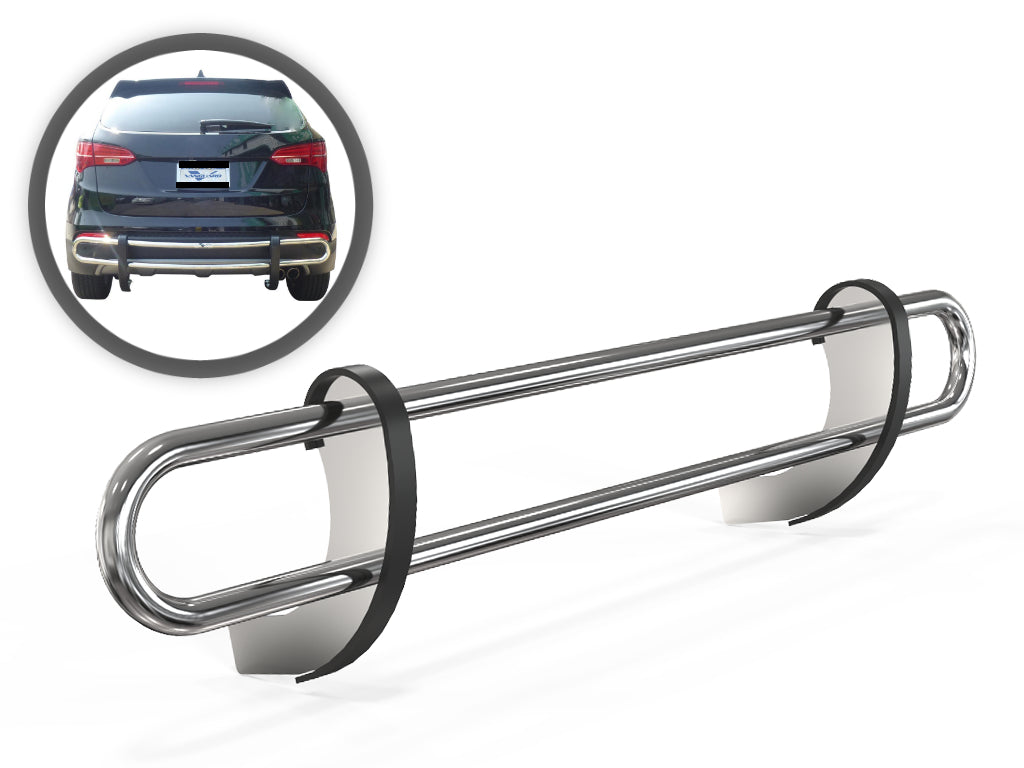 Vanguard Stainless Steel Rear Guards Rear Bumper Guards Bumper Guard for 2014-2015 kia sorento nan
