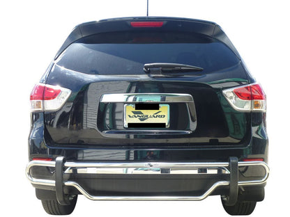 Vanguard Stainless Steel Rear Guards Rear Bumper Guards Bumper Guard for 2013-2020 nissan pathfinder nan