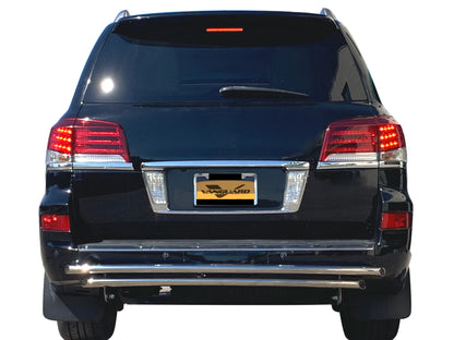 Vanguard Stainless Steel Rear Guards Rear Bumper Guards Bumper Guard for 2013-2021 lexus lx570 nan