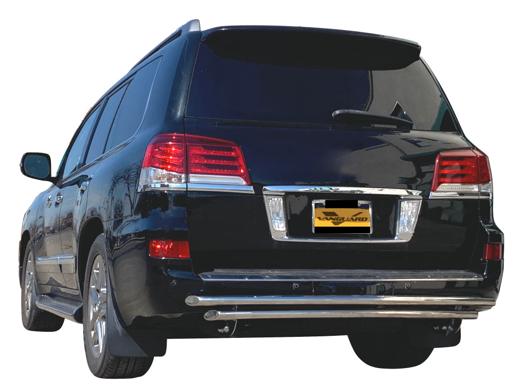 Vanguard Stainless Steel Rear Guards Rear Bumper Guards Bumper Guard for 2008-2011 lexus lx570 nan