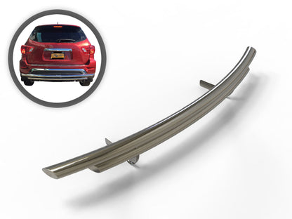 Vanguard Stainless Steel Rear Guards Rear Bumper Guards Bumper Guard for 2013-2013 infiniti jx35 nan