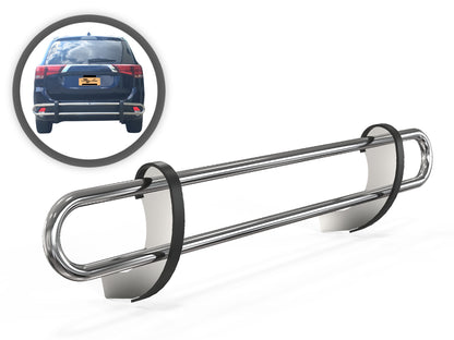 Vanguard Stainless Steel Rear Guards Rear Bumper Guards Bumper Guard for 2014-2021 mitsubishi outlander sport nan