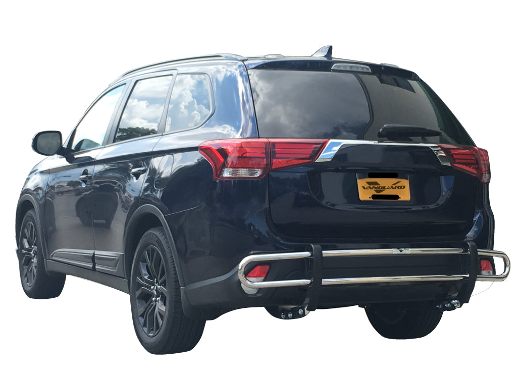 Vanguard Stainless Steel Rear Guards Rear Bumper Guards Bumper Guard for 2014-2020 mitsubishi outlander nan