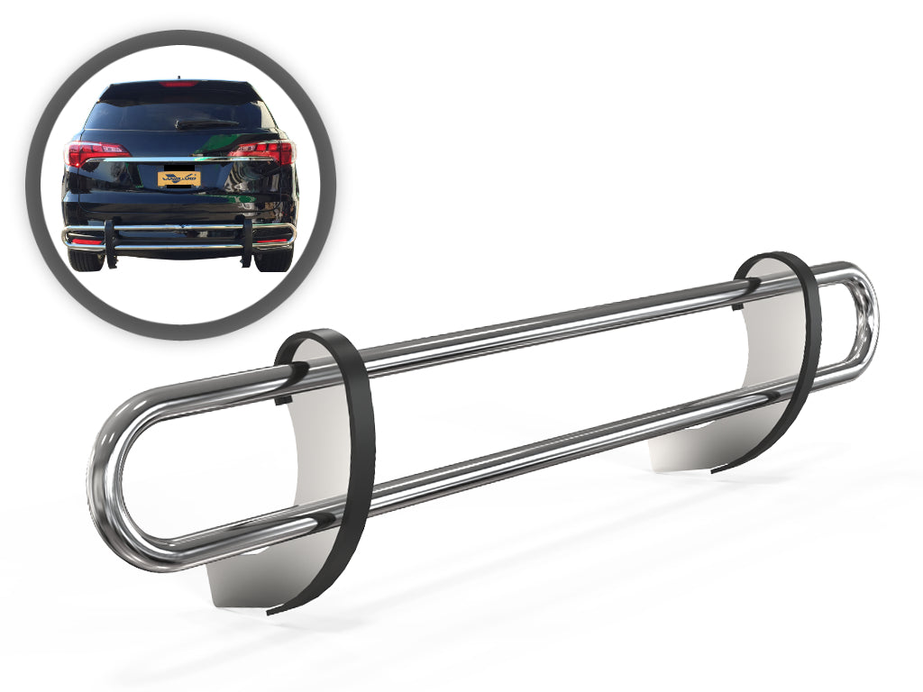 Vanguard Stainless Steel Rear Guards Rear Bumper Guards Bumper Guard for 2007-2013 subaru forester nan