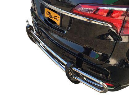 Vanguard Stainless Steel Rear Guards Rear Bumper Guards Bumper Guard for 2007-2013 subaru forester nan