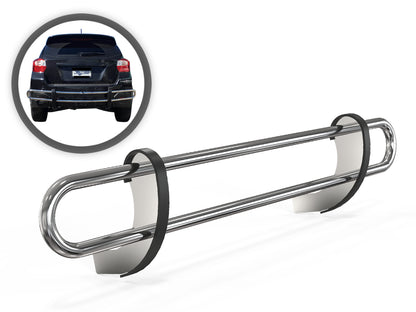 Vanguard Stainless Steel Rear Guards Rear Bumper Guards Bumper Guard for 2014-2017 subaru outback nan