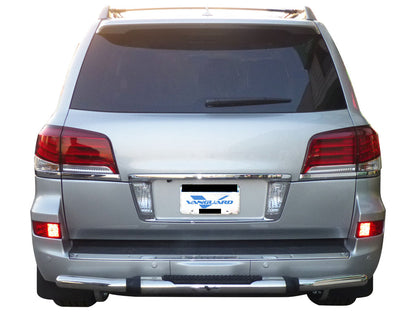 Vanguard Stainless Steel Rear Guards Rear Bumper Guards Bumper Guard for 2008-2011 lexus lx570 nan