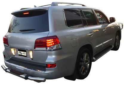 Vanguard Stainless Steel Rear Guards Rear Bumper Guards Bumper Guard for 2008-2011 lexus lx570 nan