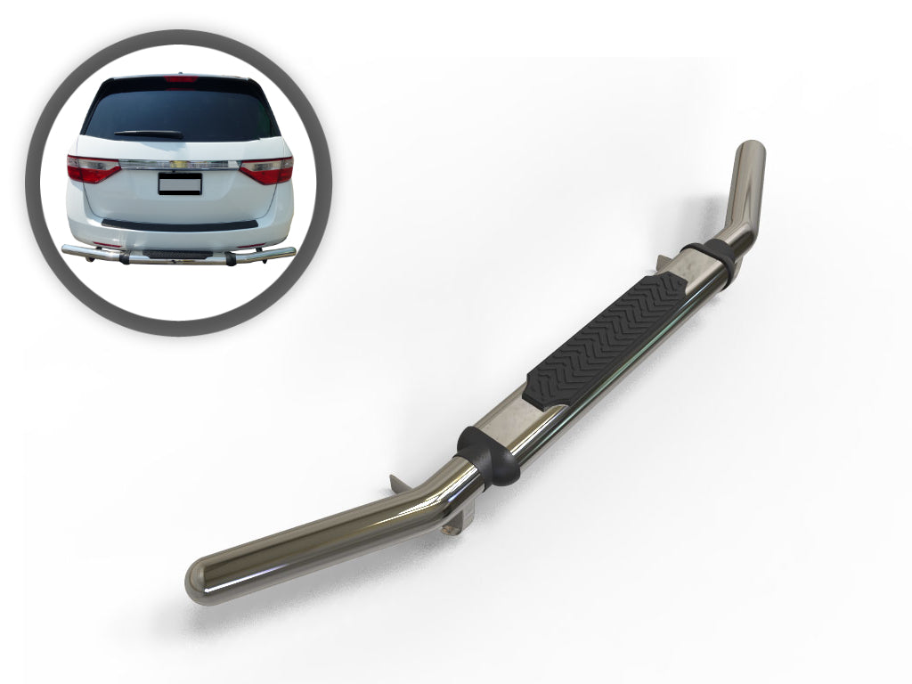 Vanguard Stainless Steel Rear Guards Rear Bumper Guards Bumper Guard for 1999-2017 honda odyssey nan