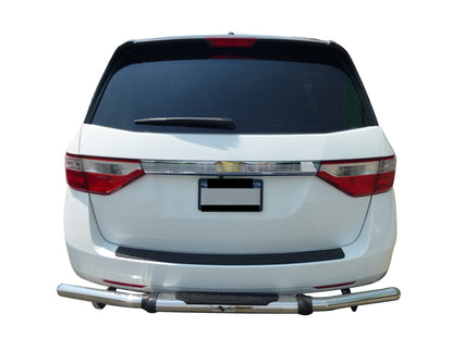 Vanguard Stainless Steel Rear Guards Rear Bumper Guards Bumper Guard for 1999-2017 honda odyssey nan
