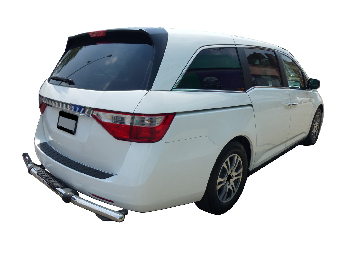 Vanguard Stainless Steel Rear Guards Rear Bumper Guards Bumper Guard for 2004-2020 toyota sienna nan