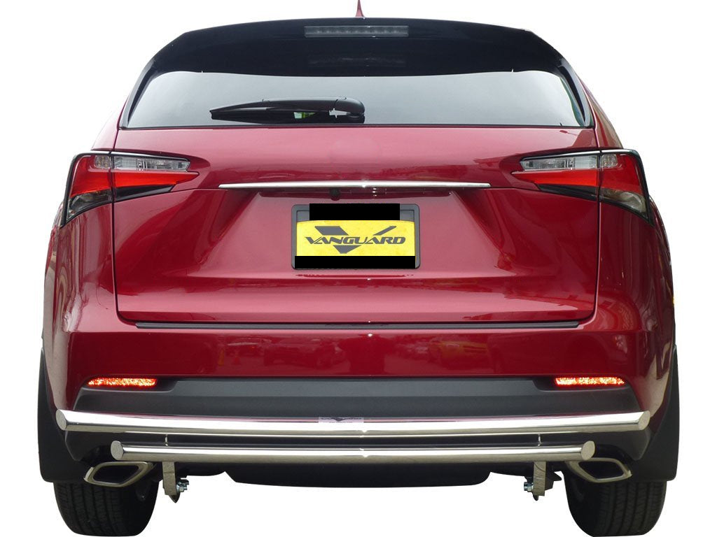 Vanguard Stainless Steel Rear Guards Rear Bumper Guards Bumper Guard for 2014-2023 jeep cherokee nan