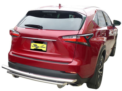 Vanguard Stainless Steel Rear Guards Rear Bumper Guards Bumper Guard for 2014-2023 jeep cherokee nan