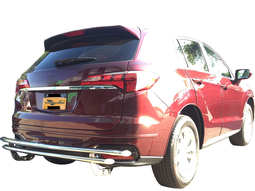 Vanguard Stainless Steel Rear Guards Rear Bumper Guards Bumper Guard for 2013-2018 acura rdx nan