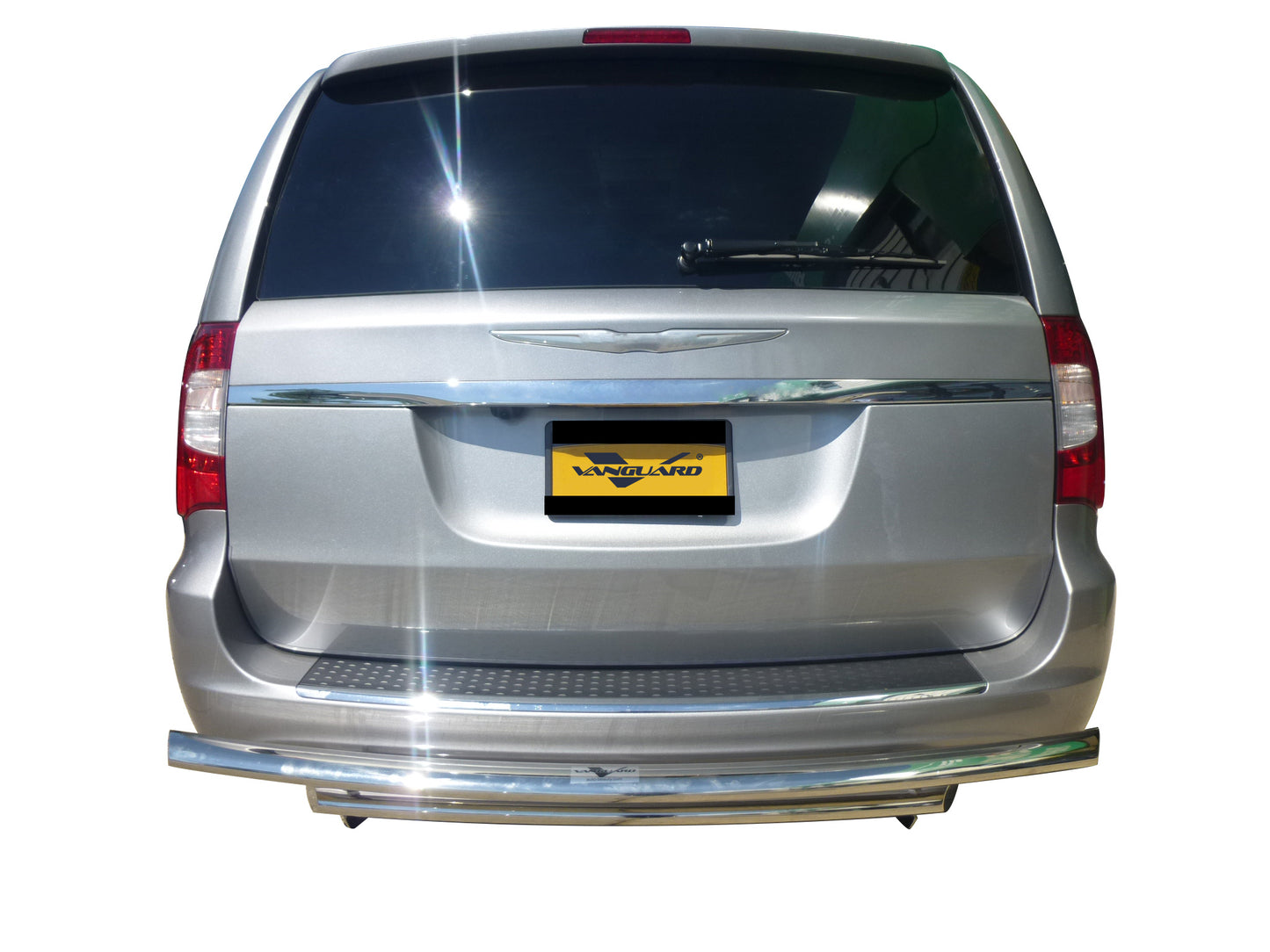 Vanguard Stainless Steel Rear Guards Rear Bumper Guards Bumper Guard for 2009-2014 volkswagen routan nan