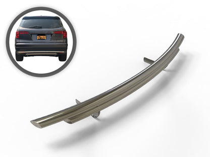 Vanguard Stainless Steel Rear Guards Rear Bumper Guards Bumper Guard for 2016-2022 honda pilot nan