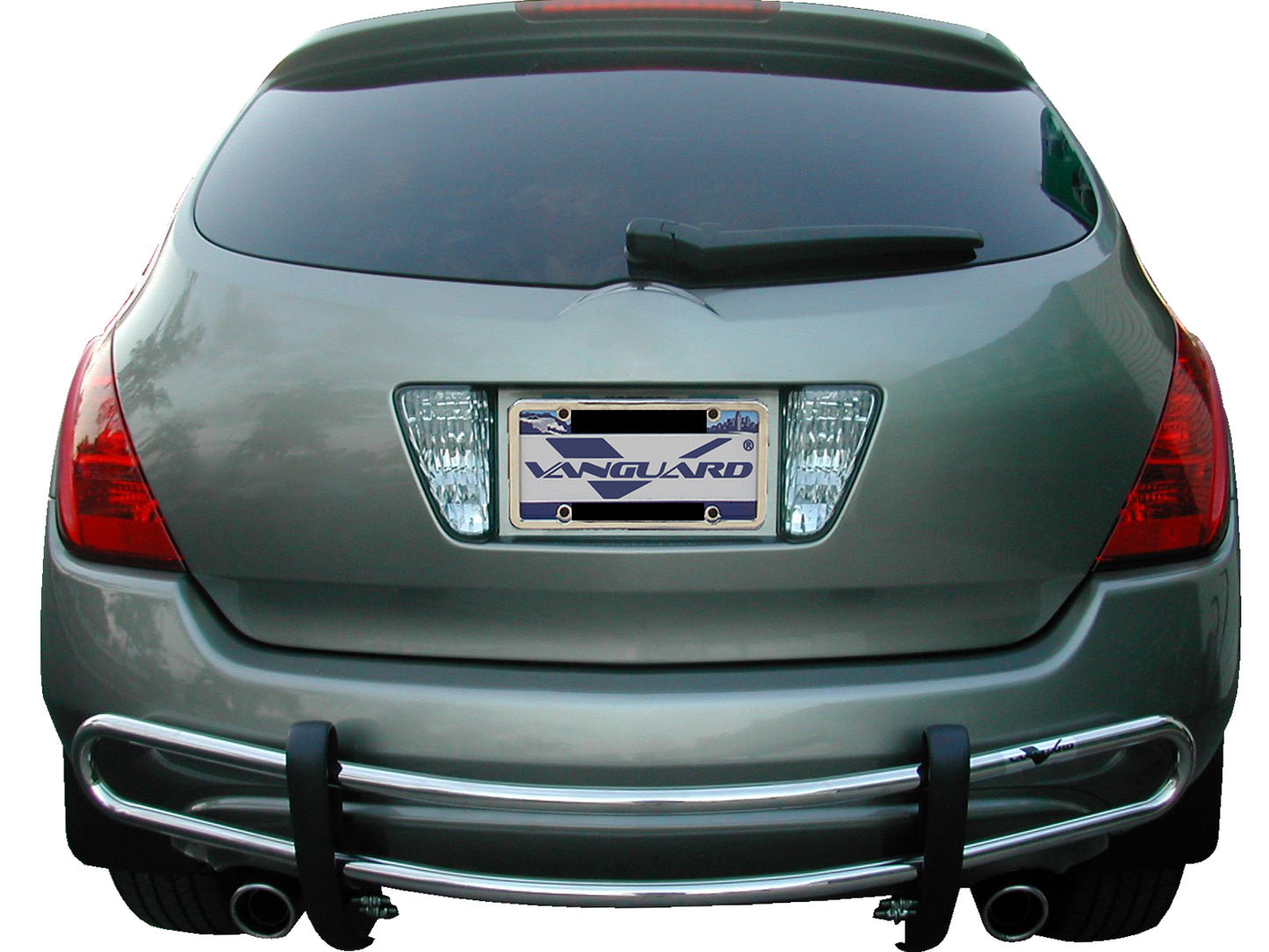 Vanguard Stainless Steel Rear Guards Rear Bumper Guards Bumper Guard for 2009-2024 nissan murano nan