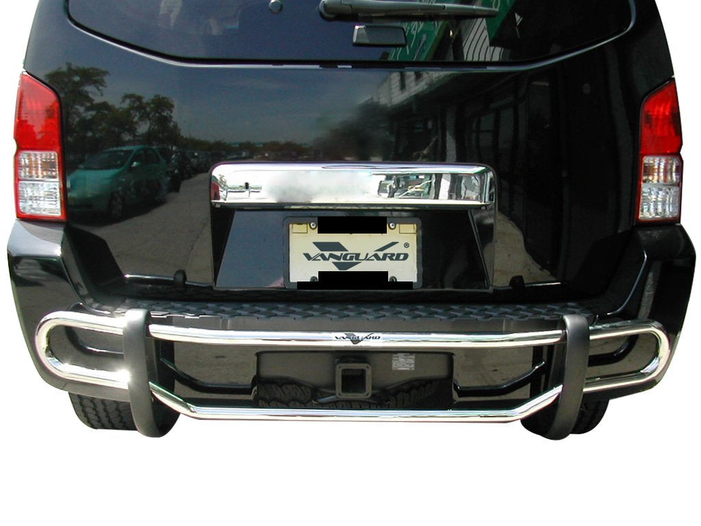Vanguard Stainless Steel Rear Guards Rear Bumper Guards Bumper Guard for 2008-2012 nissan pathfinder nan