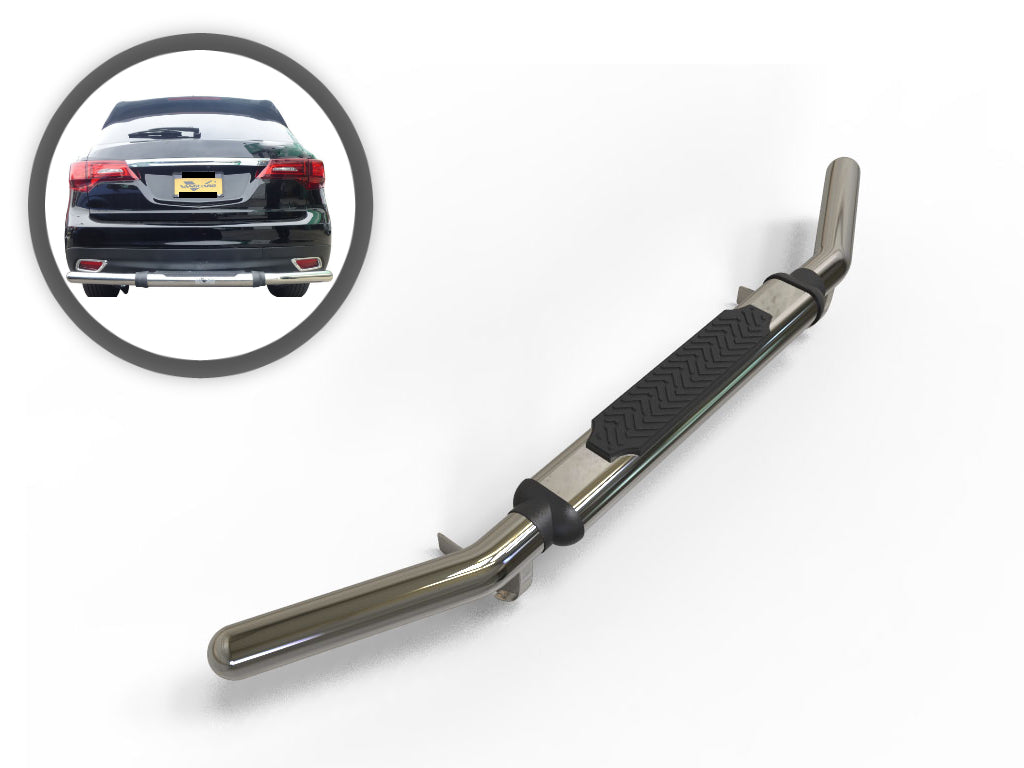 Vanguard Stainless Steel Rear Guards Rear Bumper Guards Bumper Guard for 2014-2020 acura mdx nan