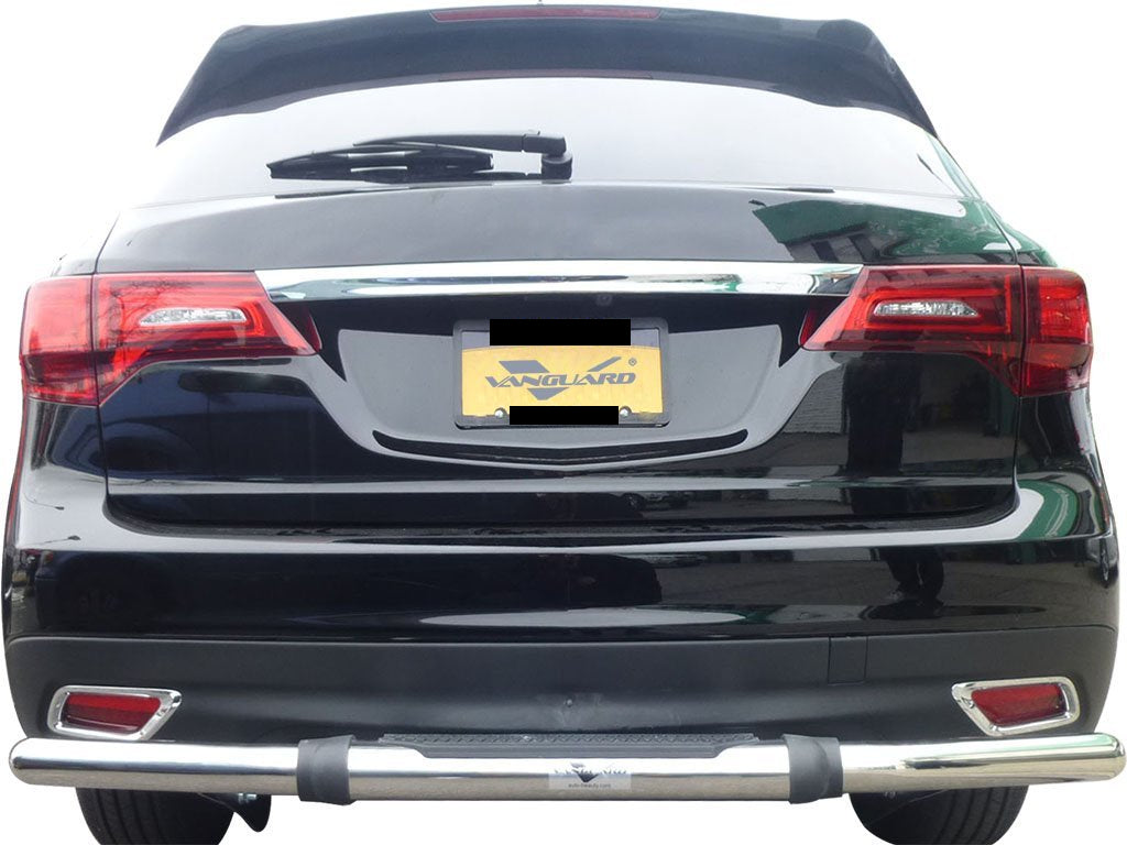 Vanguard Stainless Steel Rear Guards Rear Bumper Guards Bumper Guard for 2014-2020 acura mdx nan