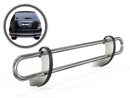 Vanguard Stainless Steel Rear Guards Rear Bumper Guards Bumper Guard for 2005-2007 mercedes-benz ml500 nan