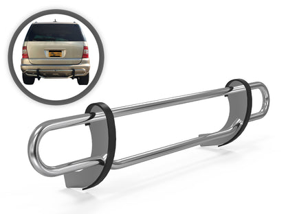 Vanguard Stainless Steel Rear Guards Rear Bumper Guards Bumper Guard for 1999-2001 mercedes-benz ml430 nan