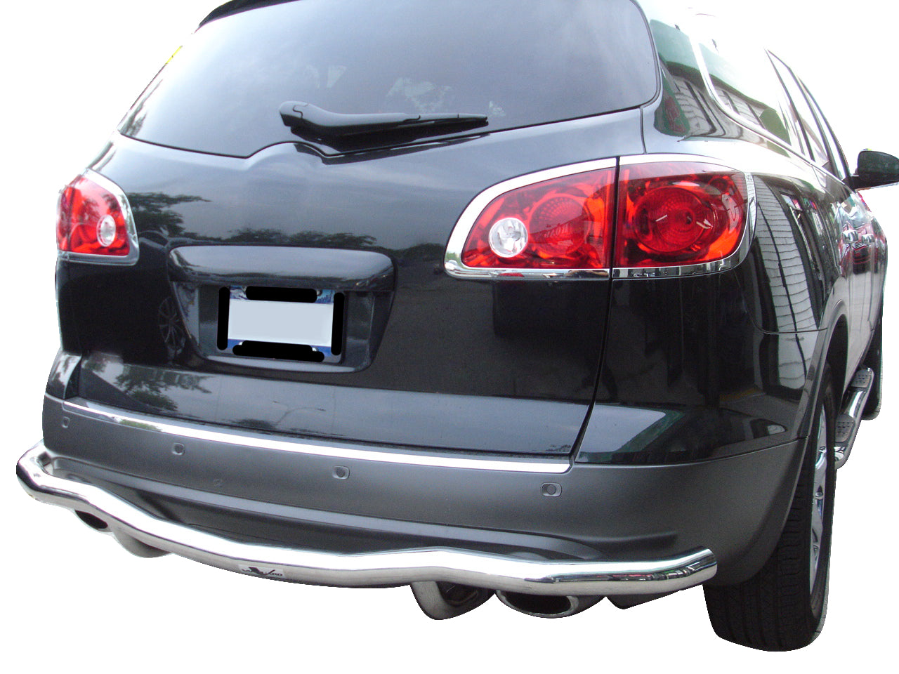 Vanguard Stainless Steel Rear Guards Rear Bumper Guards Bumper Guard for 2008-2017 buick enclave nan