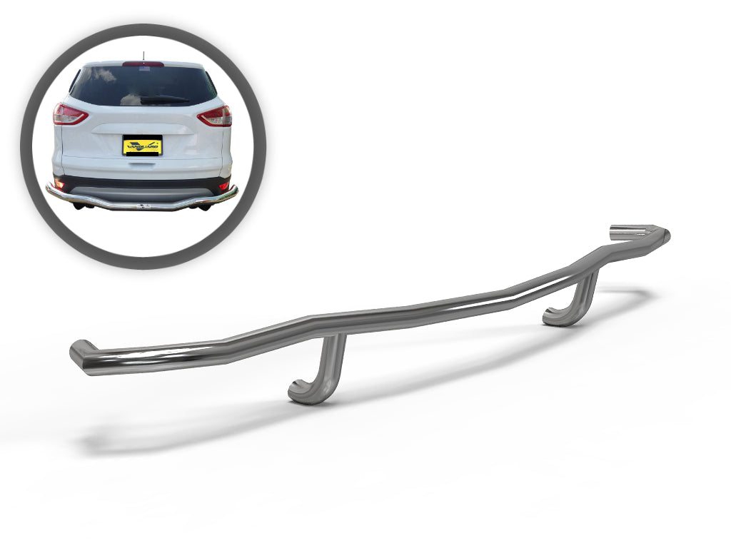 Vanguard Stainless Steel Rear Guards Rear Bumper Guards Bumper Guard for 2013-2024 ford escape nan