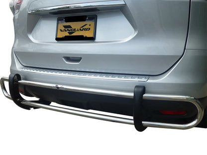 Vanguard Stainless Steel Rear Guards Rear Bumper Guards Bumper Guard for 2014-2018 nissan rogue nan