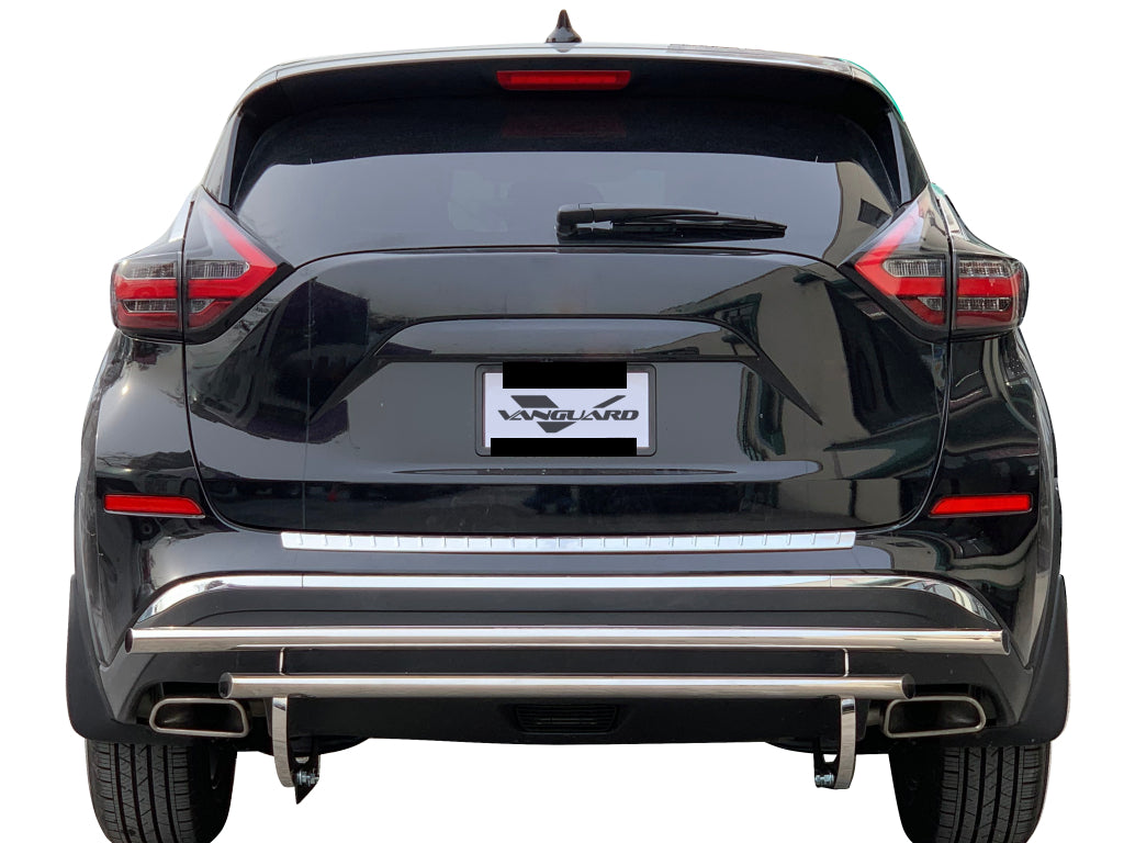 Vanguard Stainless Steel Rear Guards Rear Bumper Guards Bumper Guard for 2009-2024 nissan murano nan