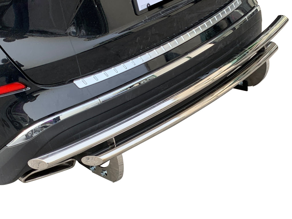 Vanguard Stainless Steel Rear Guards Rear Bumper Guards Bumper Guard for 2009-2024 nissan murano nan