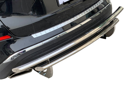 Vanguard Stainless Steel Rear Guards Rear Bumper Guards Bumper Guard for 2009-2024 nissan murano nan