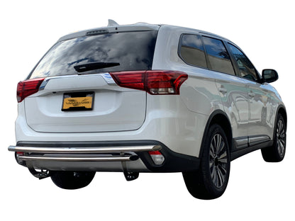 Vanguard Stainless Steel Rear Guards Rear Bumper Guards Bumper Guard for 2014-2020 mitsubishi outlander nan